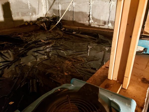 Crawlspace Water Cleanup in Kernersville